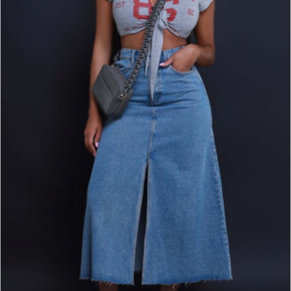 Denim Blue Women's Skirt